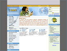 Tablet Screenshot of netpipersms.com